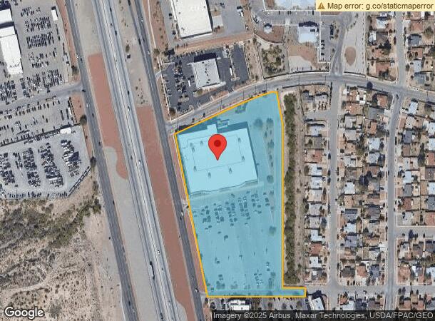  5680 N Desert Blvd, El Paso, TX Parcel Map