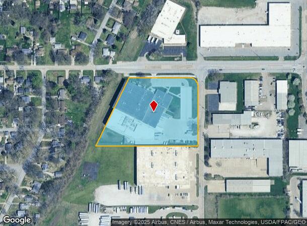  2220 E 17Th St, Des Moines, IA Parcel Map
