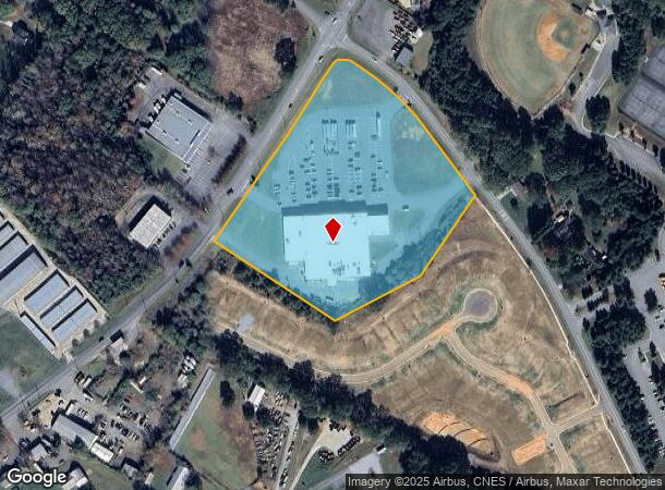 1523 S Lafayette St, Shelby, NC Parcel Map