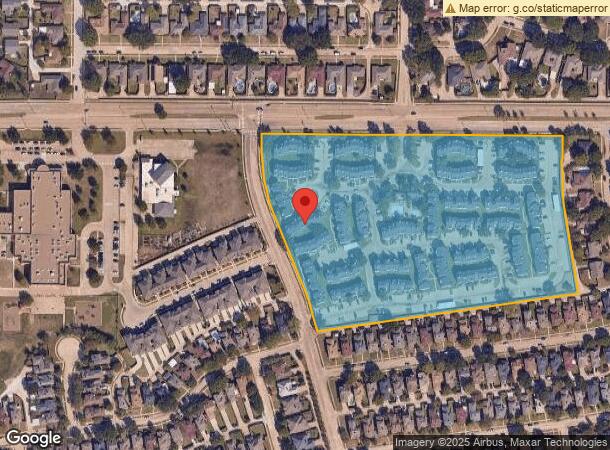  1602 E Frankford Rd, Carrollton, TX Parcel Map