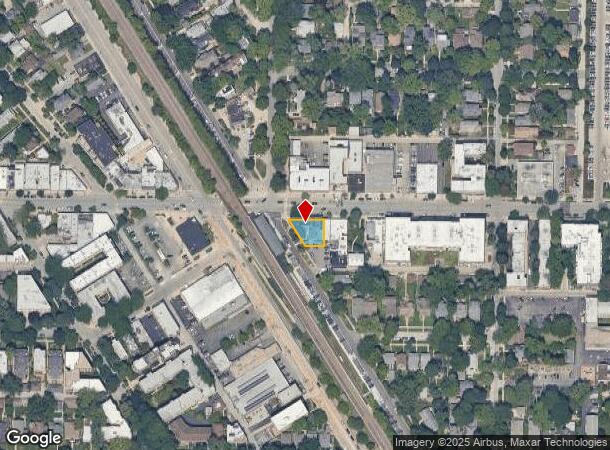  1810 Central St, Evanston, IL Parcel Map