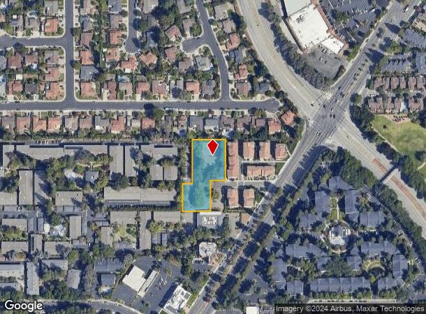  160 Saratoga Ave, Santa Clara, CA Parcel Map