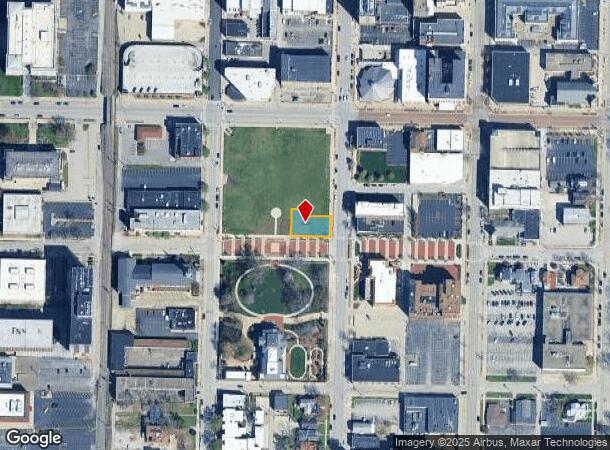  421 E Jackson St, Springfield, IL Parcel Map