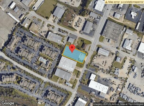  1117 Bluff Industrial Blvd, Columbia, SC Parcel Map