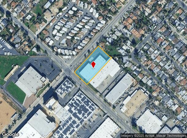 15094 Bledsoe St, Sylmar, CA Parcel Map