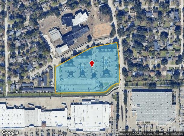 9757 Pine Lake Dr, Houston, TX Parcel Map