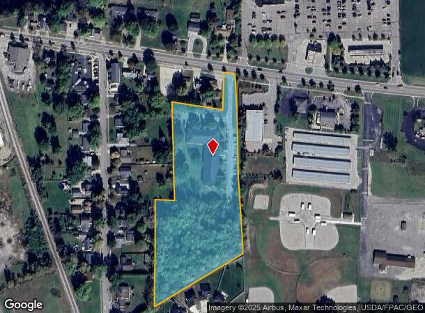  500 E Monroe St, Dundee, MI Parcel Map