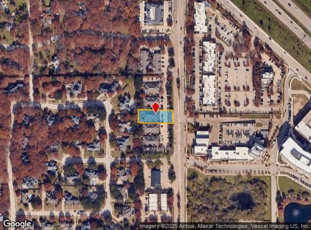 640 N Carroll Ave, Southlake, TX Parcel Map