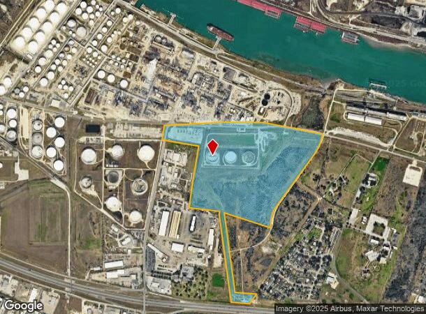  6001 Up River Rd, Corpus Christi, TX Parcel Map