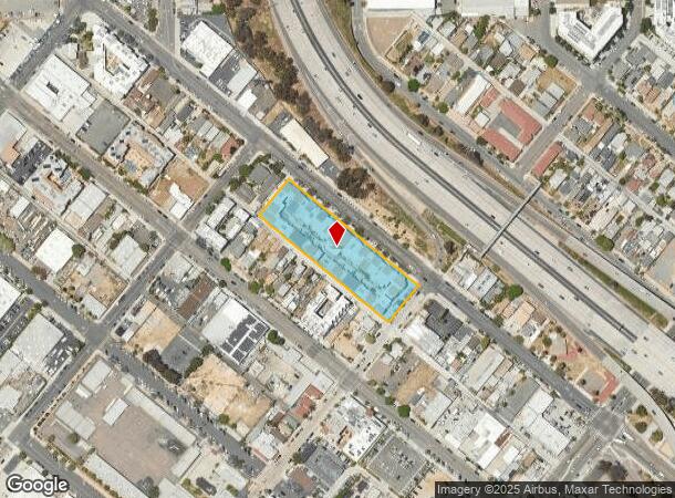  1721 Logan Ave, San Diego, CA Parcel Map