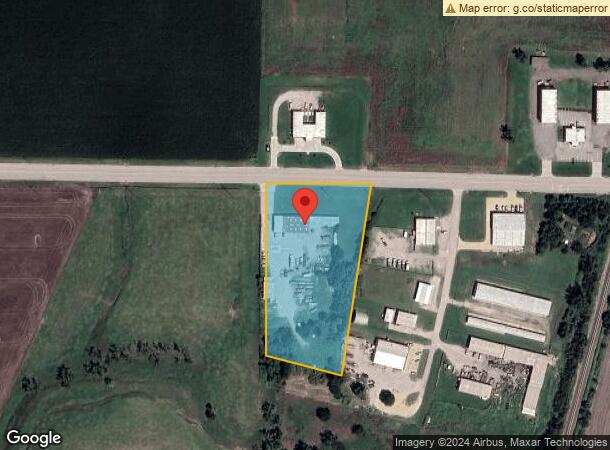  704 E Hubbard Rd, Ponca City, OK Parcel Map