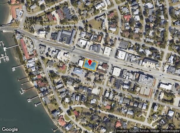  107 Anastasia Blvd, Saint Augustine, FL Parcel Map