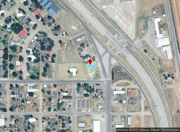  1603 W Service Rd, Abernathy, TX Parcel Map