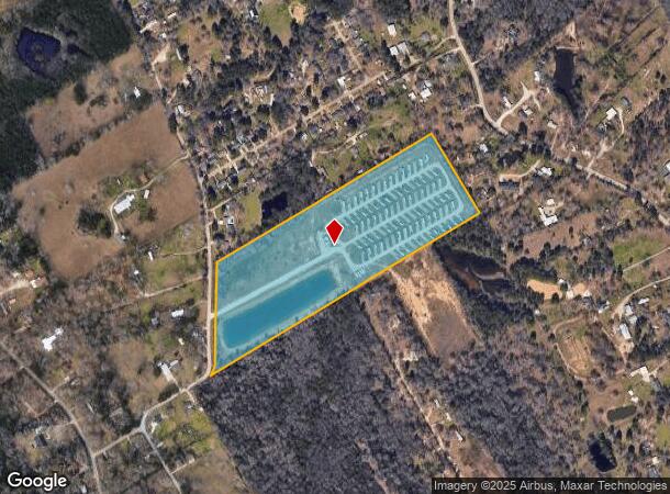 1222 Jeffcote Rd, Conroe, TX Parcel Map