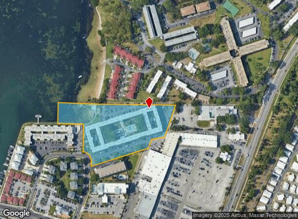 444 N Paula Dr, Dunedin, FL Parcel Map
