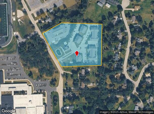 426 N Oak Crest Dr, Wales, WI Parcel Map