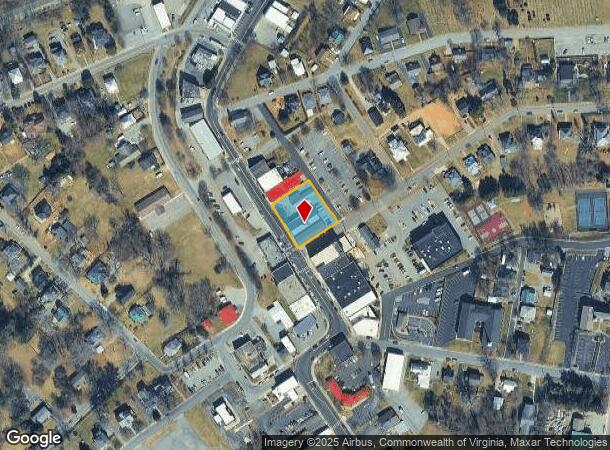 315 Franklin St, Rocky Mount, VA Parcel Map