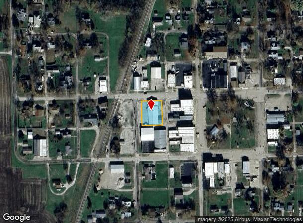 221 W Madison Ave, Chrisman, IL Parcel Map