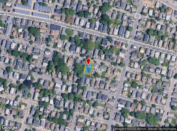  203 Ash St, Waltham, MA Parcel Map
