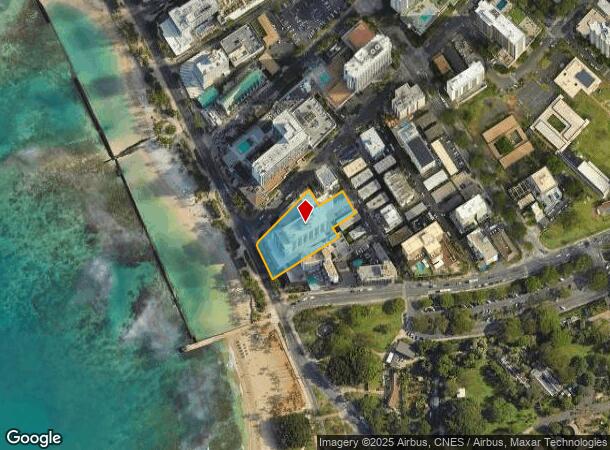 2570 Kalakaua Ave, Honolulu, HI Parcel Map