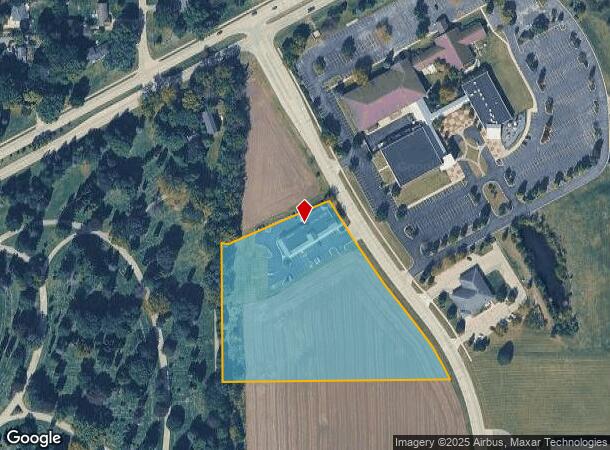 1402 Willowbrook Rd, Beloit, WI Parcel Map