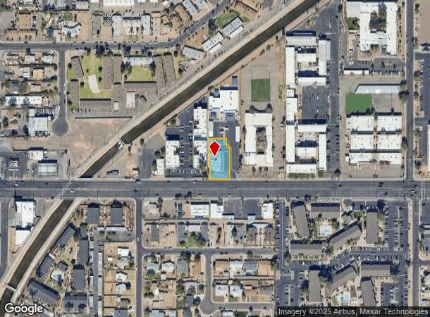  2126 W Indian School Rd, Phoenix, AZ Parcel Map