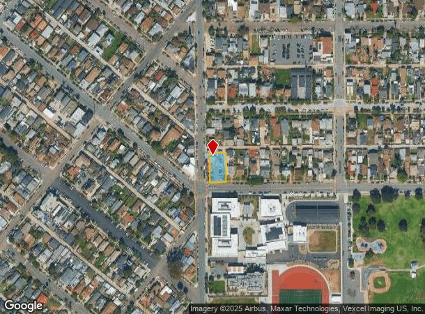 2802 Ocean View Blvd, San Diego, CA Parcel Map