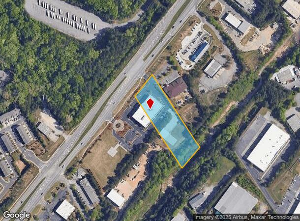  55 Peachtree Industrial Blvd, Suwanee, GA Parcel Map