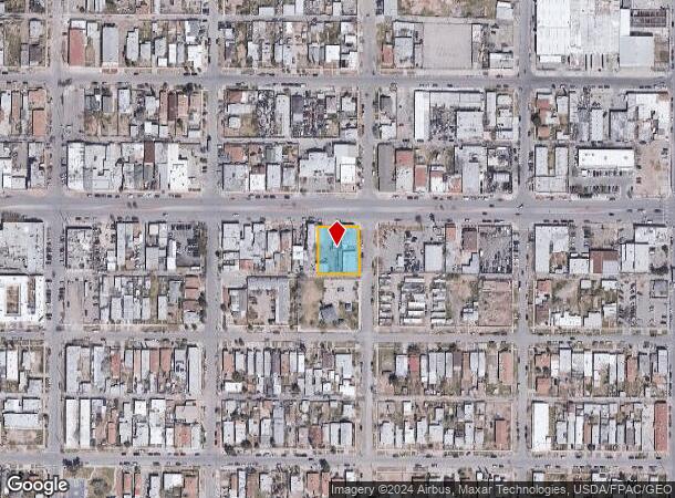  3328 Alameda Ave, El Paso, TX Parcel Map