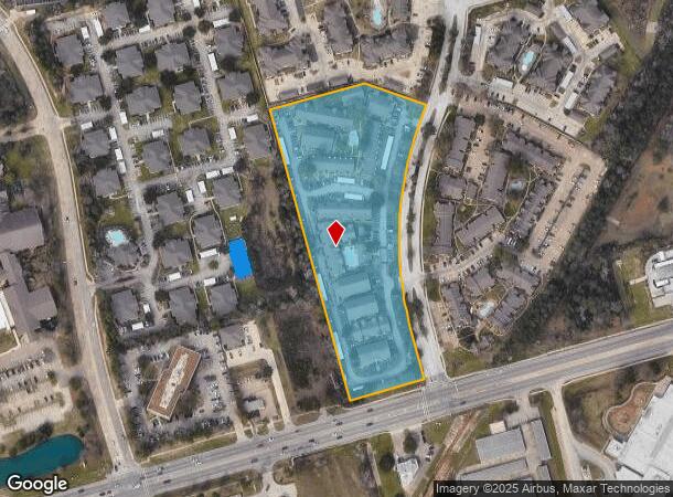 2201 Montgomery Park Blvd, Conroe, TX Parcel Map