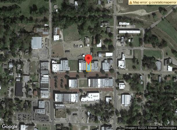  1128 Main St, Commerce, TX Parcel Map