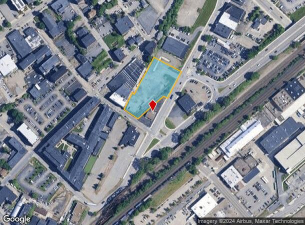  229 Southbridge St, Worcester, MA Parcel Map