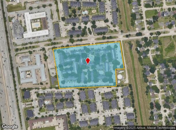  300 N Vista Dr, Houston, TX Parcel Map