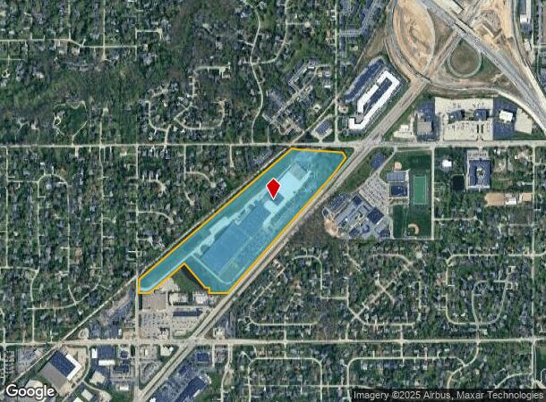 6161 E 75Th St, Indianapolis, IN Parcel Map