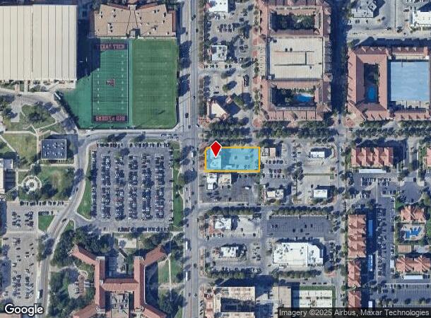  801 University Ave, Lubbock, TX Parcel Map