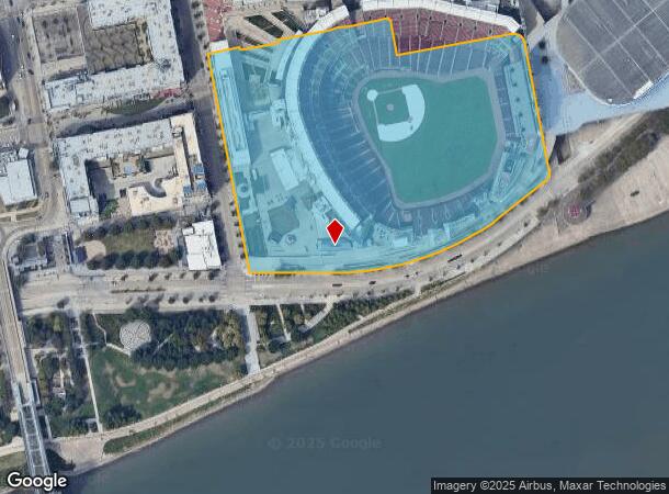  202 E Mehring Way, Cincinnati, OH Parcel Map