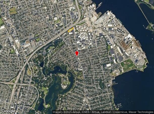  1117 Eddy St, Providence, RI Parcel Map