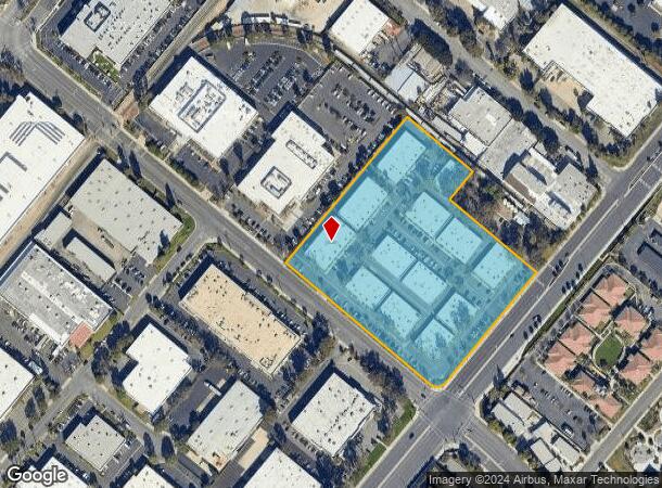  15471 Red Hill Ave, Tustin, CA Parcel Map