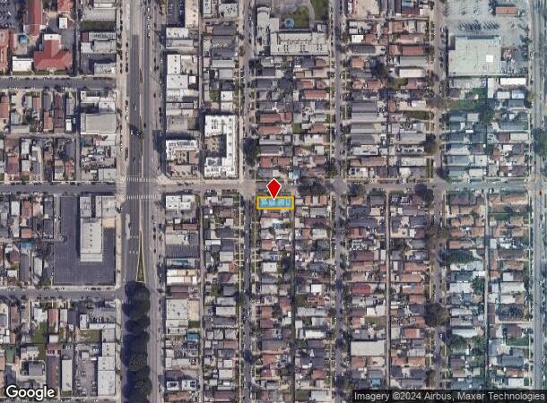  916 W 88Th St, Los Angeles, CA Parcel Map