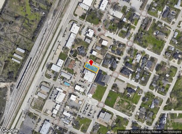  212 N Oak St, Roanoke, TX Parcel Map