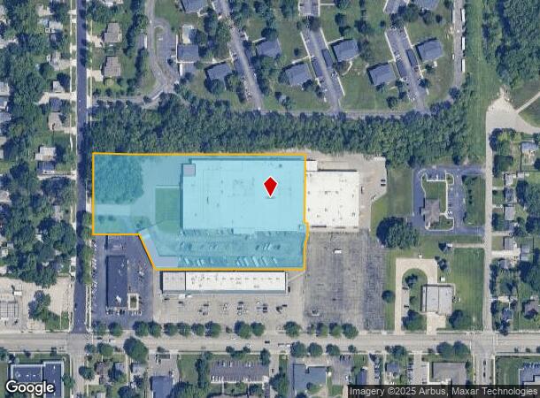  1236 Ball Ave Ne, Grand Rapids, MI Parcel Map