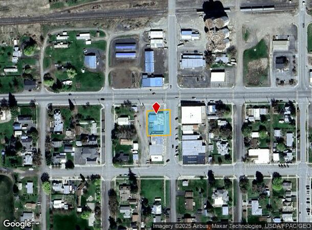 305 E Broadway Ave, Reardan, WA Parcel Map