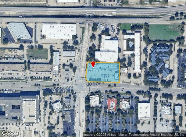  4201 Belt Line Rd, Addison, TX Parcel Map