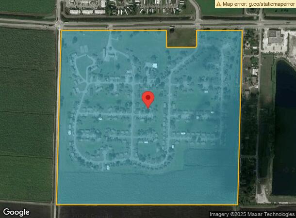  16 Everglades St, Belle Glade, FL Parcel Map