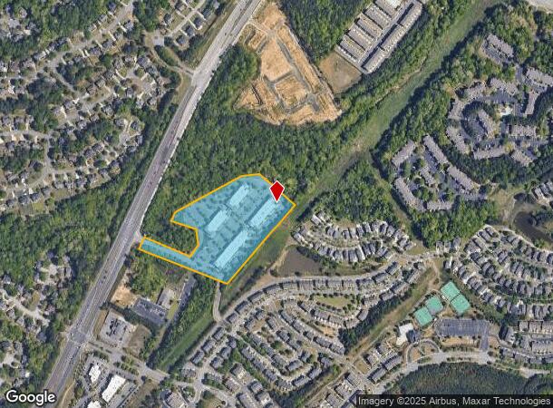  1300 Peachtree Industrial Blvd, Suwanee, GA Parcel Map