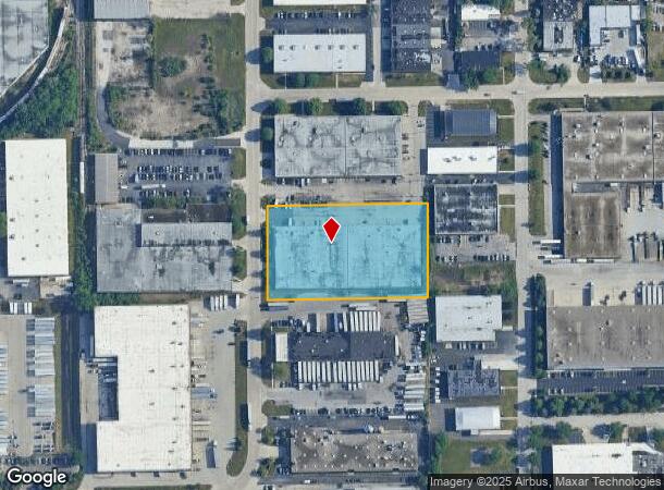 489 Thomas Dr, Bensenville, IL Parcel Map