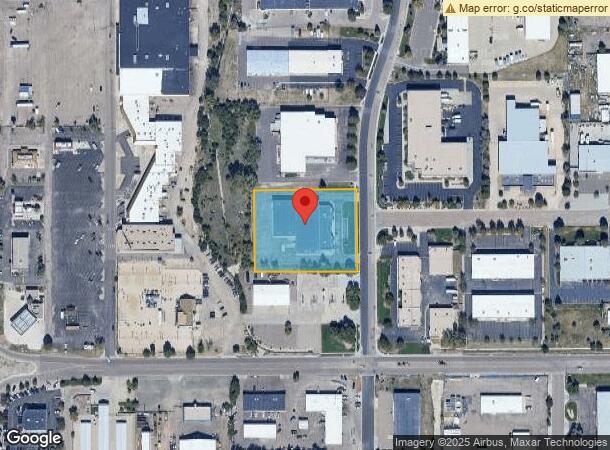  1570 Paonia St, Colorado Springs, CO Parcel Map