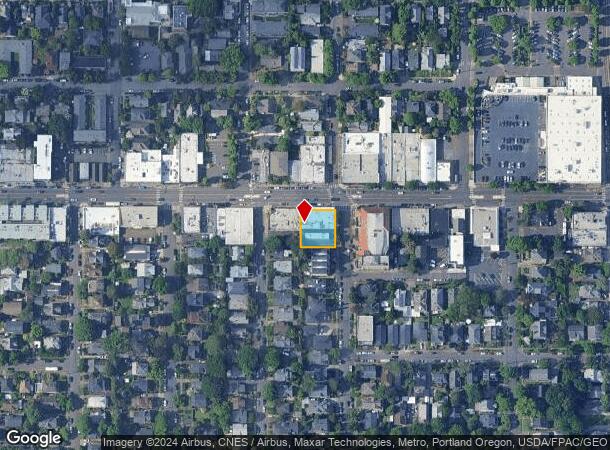  3632 Se Hawthorne Blvd, Portland, OR Parcel Map