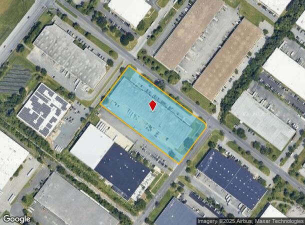 8301 Patuxent Range Rd, Jessup, MD Parcel Map