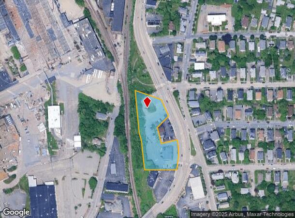  321 W Boylston St, Worcester, MA Parcel Map